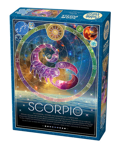 Puzzle 500 el. Znaki zodiaku: Skorpion
