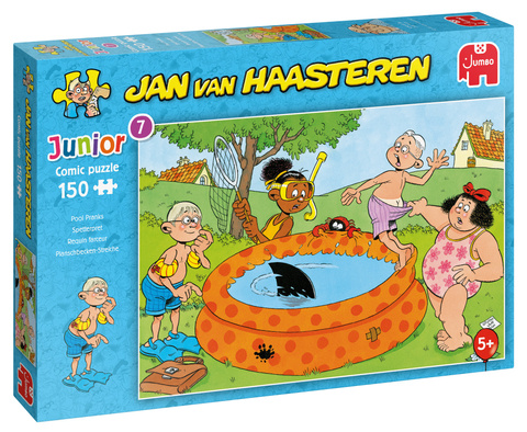 Puzzle Junior 150 el. JAN VAN HAASTEREN Figle w basenie