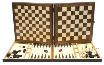 Zestaw Szachy / Backgammon / Warcaby (HG - 670000)