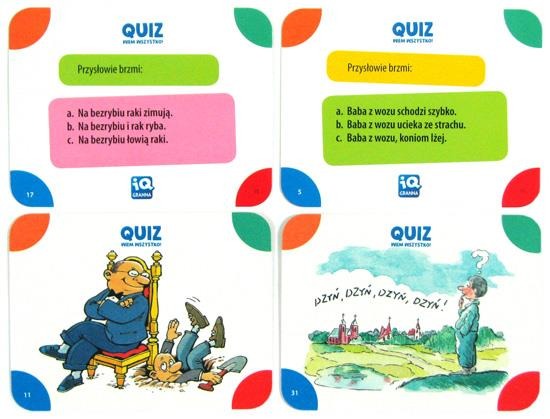 Iq Quiz Wiem Wszystko Sklep Gryplanszowe Pl Gry Dla Dzieci Quizy I Loteryjki Cena Opinie