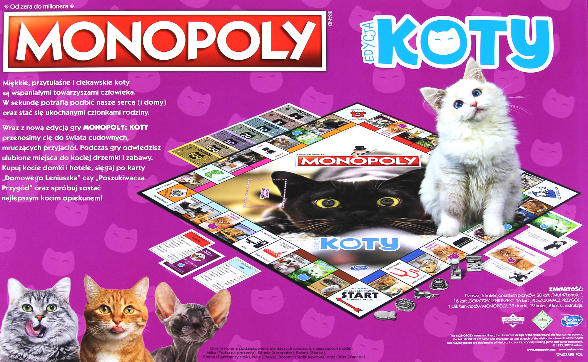 Monopoly Koty Sklep Gryplanszowepl Gry Planszowe Rodzinne Cena Opinie 5167