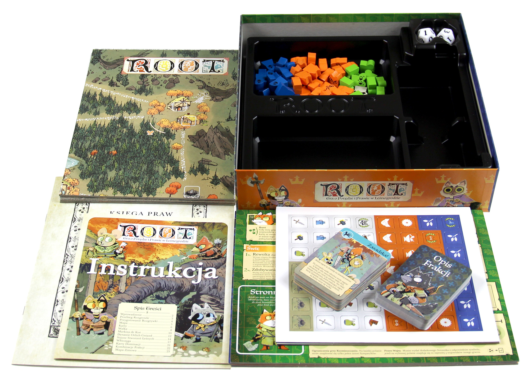 Gra Planszowa Root Podziemia Polska Rodzinna Towarzyska Board Game Po Polsku