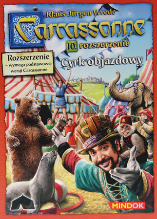 Carcassonne: 10. - dodatek Cyrk Objazdowy (II edycja polska)