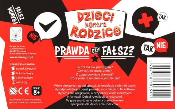 Dzieci kontra Rodzice - Prawda czy fałsz?