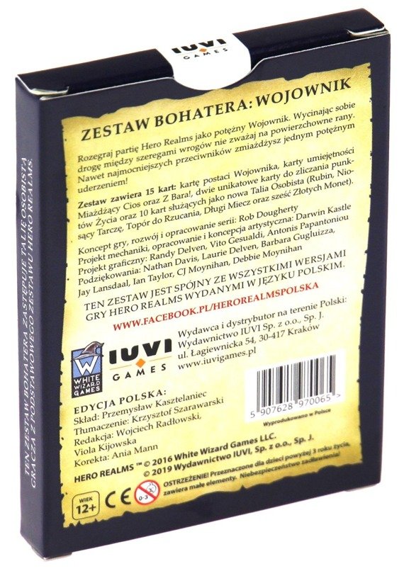 Hero Realms: Zestaw Bohatera - Wojownik