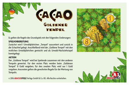 Kakao - dodatek Złota świątynia