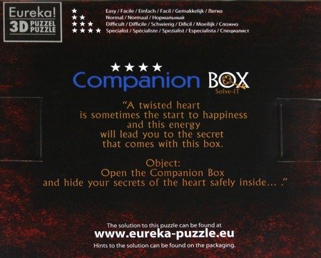 Łamigłówka ESCAPE BOX - Companion Secret - poziom 4/4