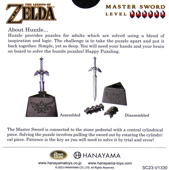 Łamigłówka Huzzle - The Legend of Zelda: Master Sword - poziom 6/6