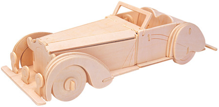 Łamigłówka drewniana Gepetto - Oldtimer kabriolet (Old-timer convertible)