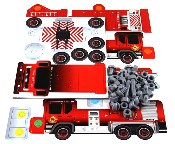 Model 3D Pojazdy - Wóz strażacki
