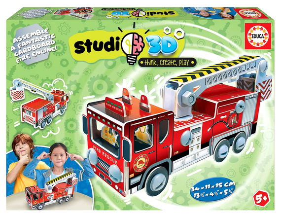 Model 3D - Wóz strażacki