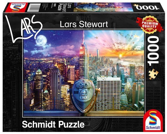 PQ Puzzle 1000 el. LARS STEWART Nowy Jork (Dzień / Noc)