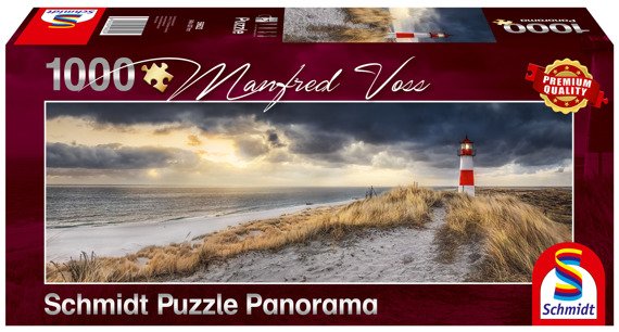 PQ Puzzle 1000 el. MANFRED VOSS Latarnia morska / Sylt (panorama)