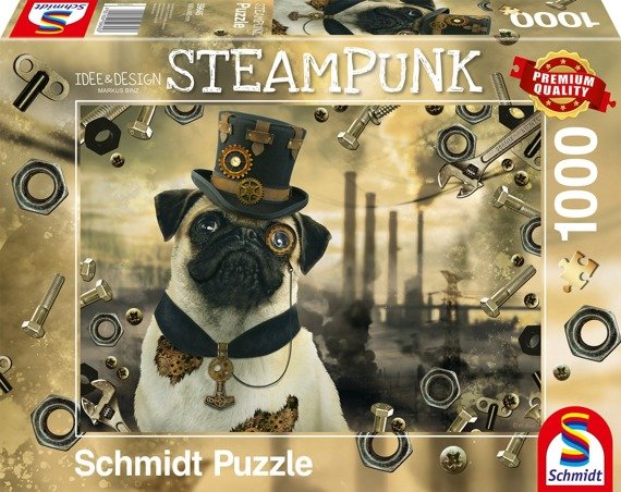 PQ Puzzle 1000 el. MARKUS BINZ Pies (Steampunk) OUTLET