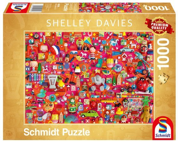 PQ Puzzle 1000 el. SHELLEY DAVIES Zabawki Retro
