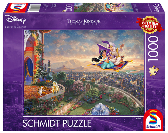 PQ Puzzle 1000 el. THOMAS KINKADE Aladyn (Disney)