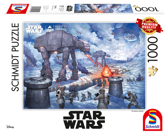 PQ Puzzle 1000 el. THOMAS KINKADE Bitwa o Hoth (Star Wars)