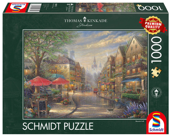 PQ Puzzle 1000 el. THOMAS KINKADE Kawiarenka w Monachium