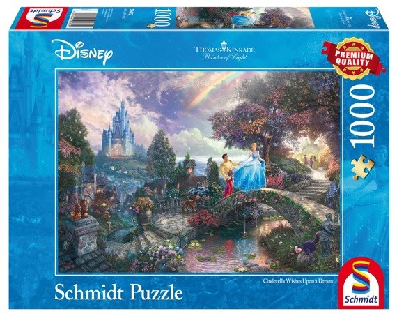 PQ Puzzle 1000 el. THOMAS KINKADE Kopciuszek (Disney)