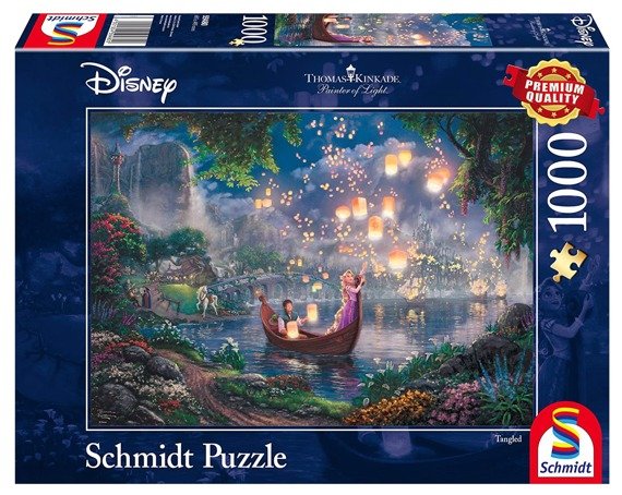 PQ Puzzle 1000 el. THOMAS KINKADE Roszpunka (Disney)