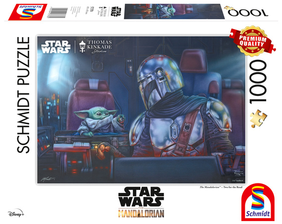 PQ Puzzle 1000 el. THOMAS KINKADE W drogę (Star Wars - The Mandalorian) OUTLET