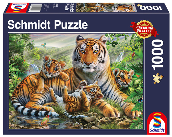 PQ Puzzle 1000 el. Tygrysy