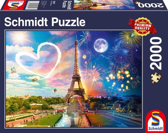 PQ Puzzle 2000 el. Dzień i noc / Paryż