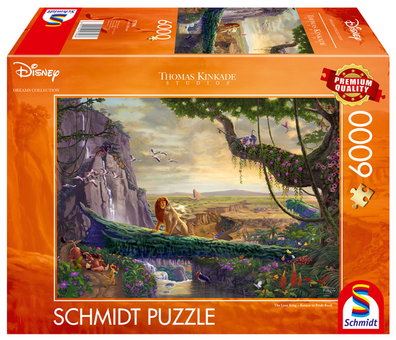 PQ Puzzle 6000 el. THOMAS KINKADE Król Lew (Disney)