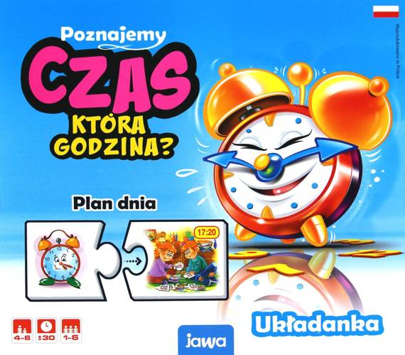 Poznajemy czas - układanka edukacyjna