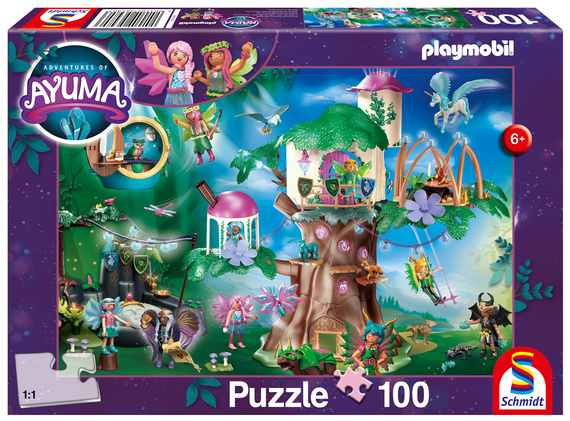 Puzzle 100 el. PLAYMOBIL Adventures of Ayuma