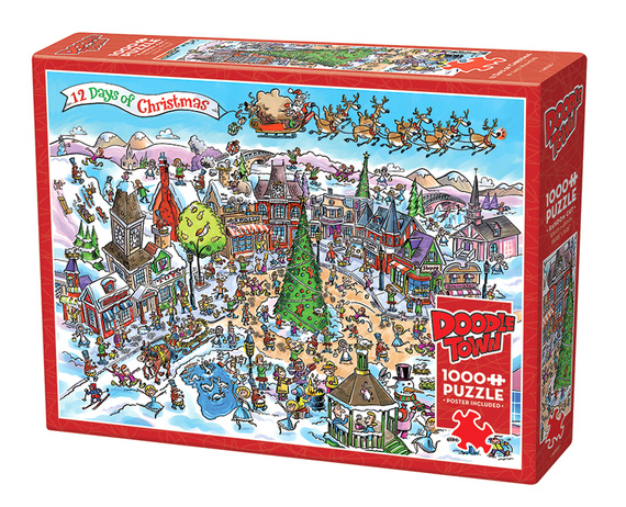 Puzzle 1000 el. 12 dni świąt Bożego Narodzenia