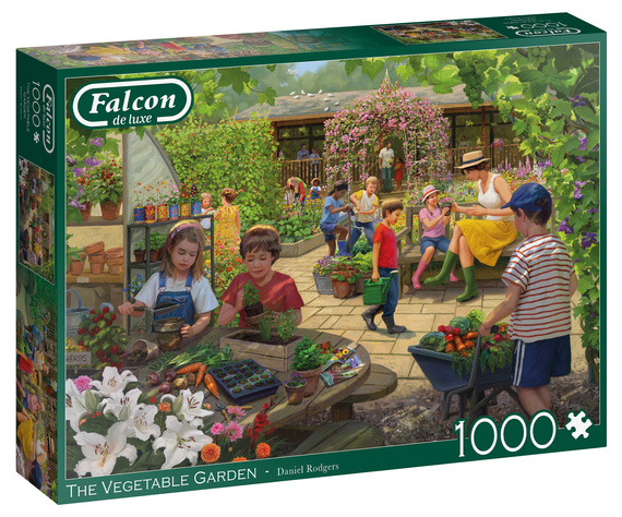 Puzzle 1000 el. FALCON Szkolny ogród warzywny