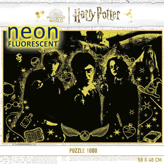 Puzzle 1000 el. Harry Potter (fluorescencyjne)