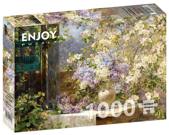Puzzle 1000 el. Kwiaty w altance, Marie Egner