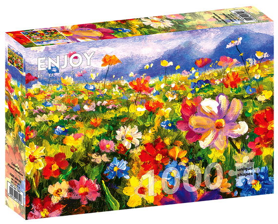 Puzzle 1000 el. Łąka pełna kwiatów