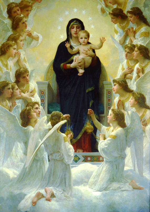 Puzzle 1000 el. Madonna z aniołami, William Adolphe Bouguereau