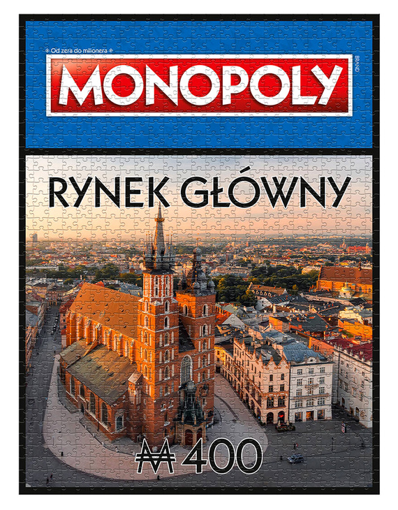 Puzzle 1000 el. Monopoly: Kraków (Rynek Główny)