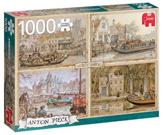 Puzzle 1000 el. PC ANTON PIECK Łodzie kanałowe