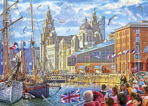 Puzzle 1000 el. Royal Albert Dock / Liverpool / Anglia