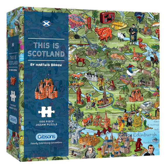 Puzzle 1000 el. Szkocja