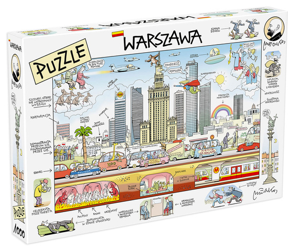 Puzzle 1000 el. Warszawa
