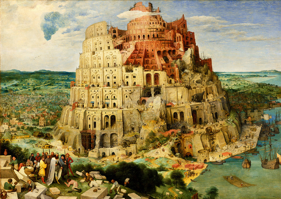 Puzzle 1000 el. Wieża Babel, Pieter Bruegel