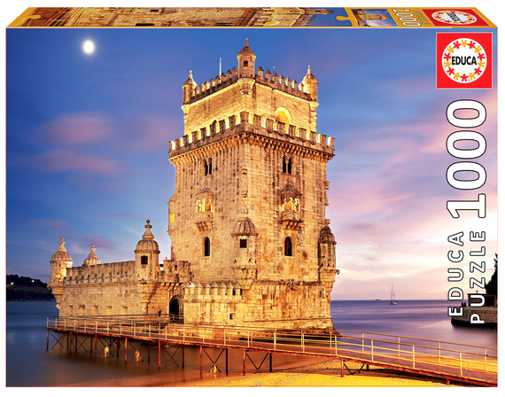 Puzzle 1000 el. Wieża Belem / Lizbona / Portugalia