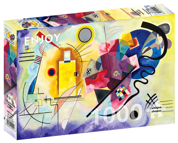 Puzzle 1000 el. Żółty-Czerwony-Niebieski, Wassily Kandinsky
