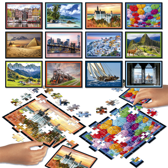 Puzzle 12 x 42 el. Podróże