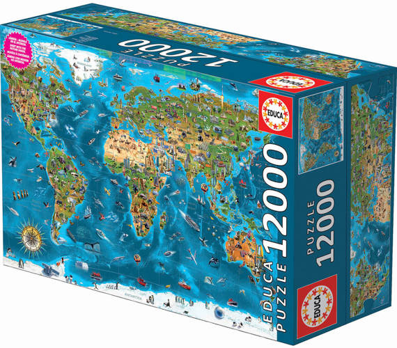 Puzzle 12000 el. Cuda świata