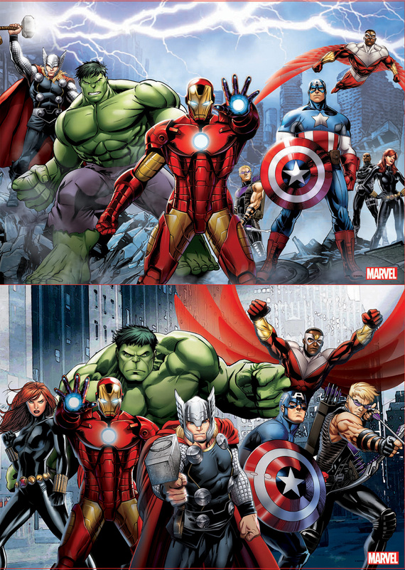 Puzzle 2 x 100 el. Avengers