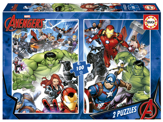 Puzzle 2 x 100 el. Avengers