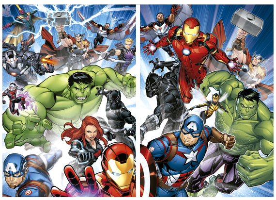 Puzzle 2 x 100 el. Avengers