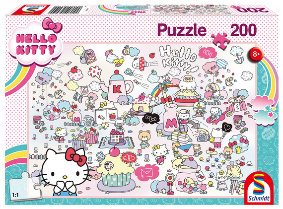 Puzzle 200 el. HELLO KITTY Świat Hello Kitty